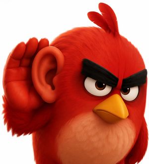 Listening Red Bird