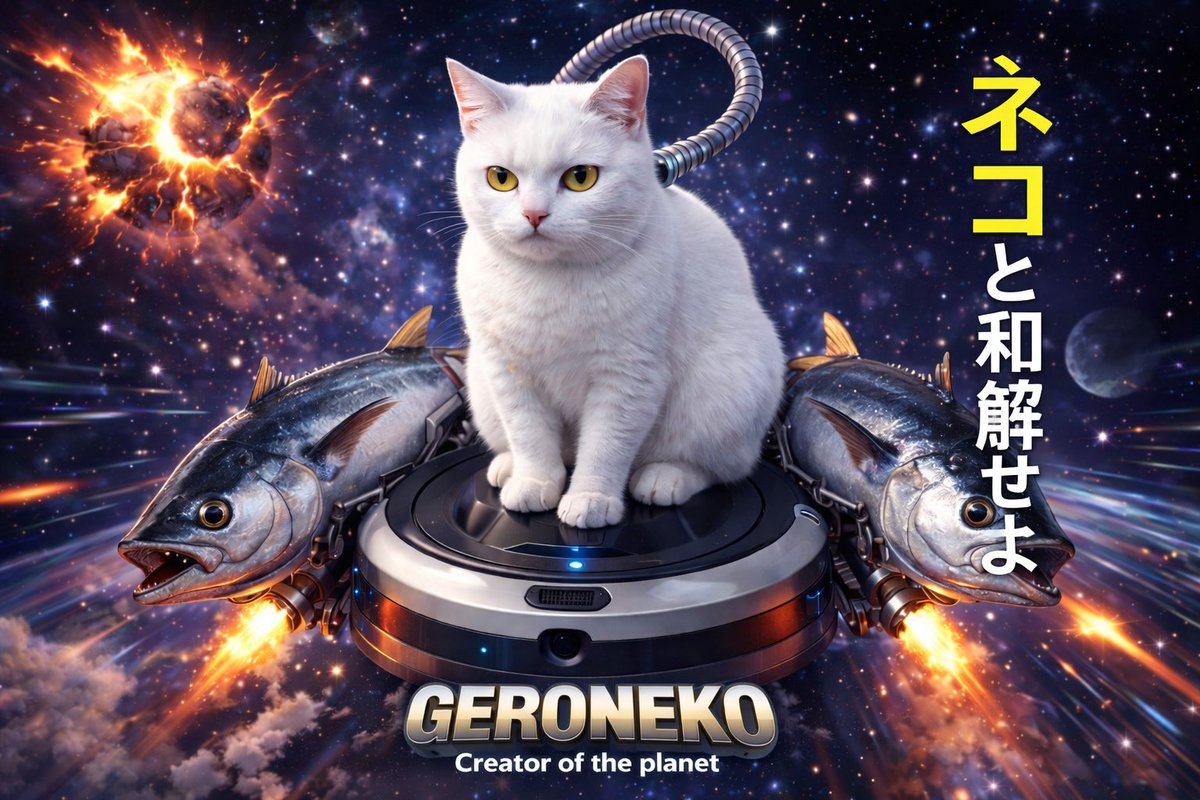 Space Vacuum Cat Flight