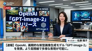 Television News Broadcast Scene