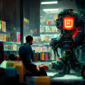 Encounter in Cyberpunk Store