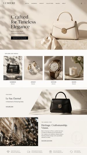 Luxury E-commerce Design