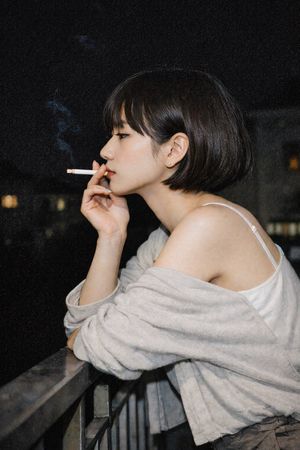 Night Portrait of a Woman