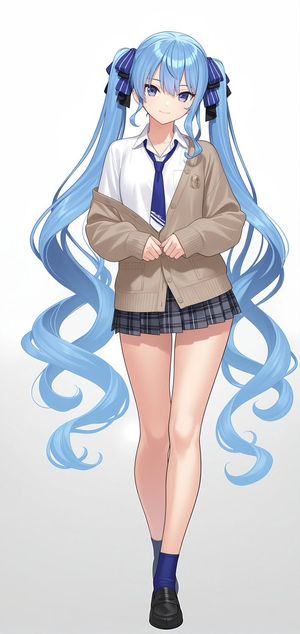 Anime Character Design Reference Sheet
