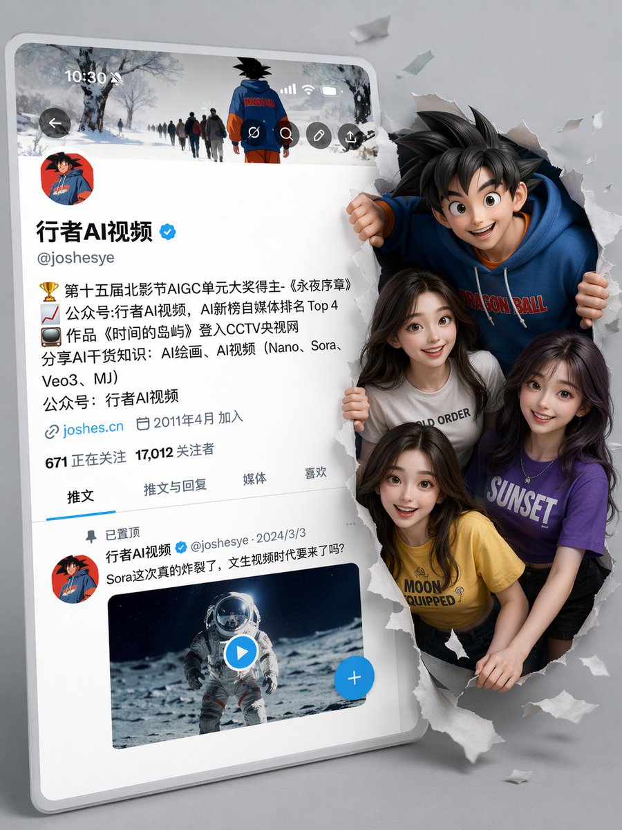 3D Social Media Profile