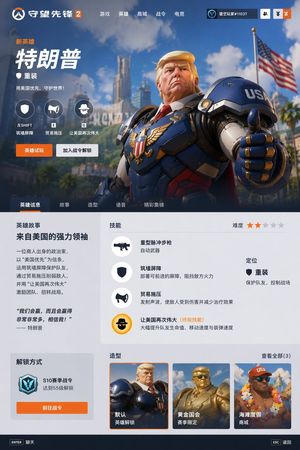 Overwatch Hero Showcase Page