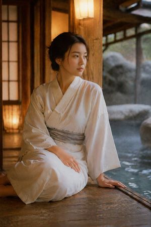 Retro Onsen Film Photograph
