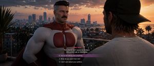 GTA 风格对话截图