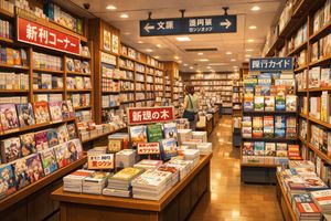 Japanese Bookstore Interior Design