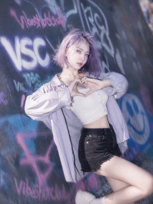 Urban Street Graffiti Portrait