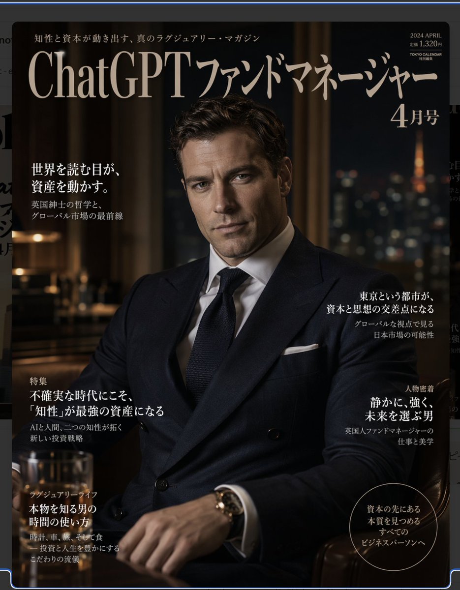 Luxury Magazine Cover
