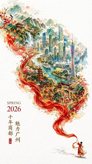 2026 Spring Guangzhou City Poster