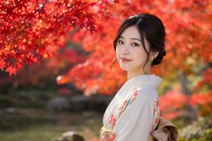 Autumn Kimono Portrait
