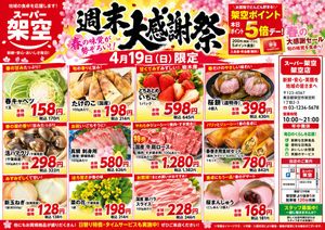 Japanese Supermarket Spring Promotion Flyer