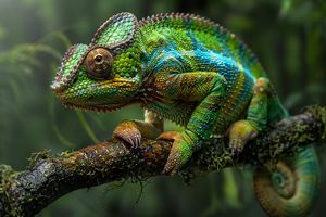 Chameleon Macro Photography