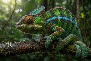 Chameleon Macro Photography