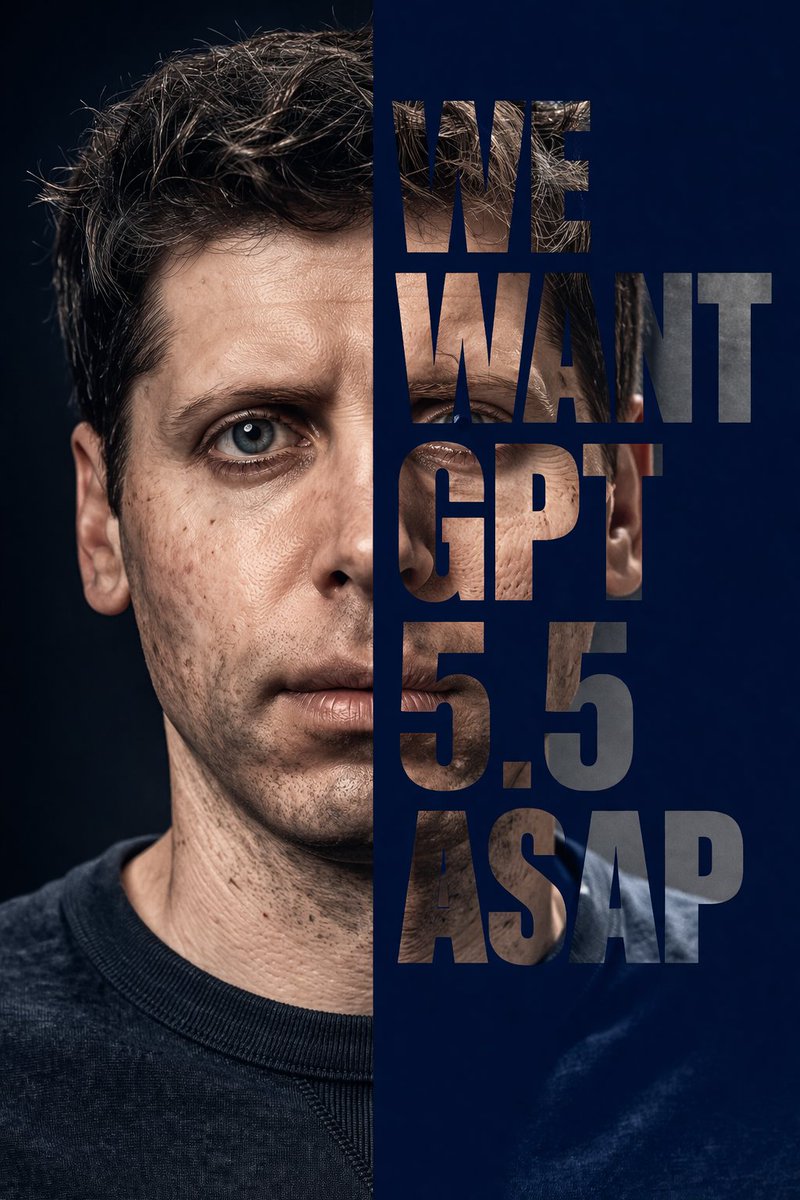 Half-Face Typography Portrait