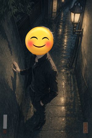 Emoji Figure in Black