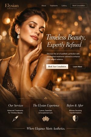Luxury Aesthetics Clinic Website Design