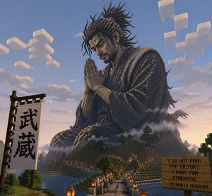 Giant Statue of Musashi