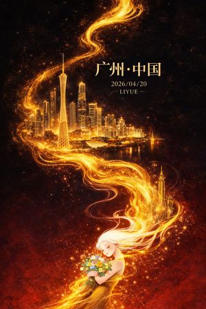 Oriental Fantasy City Poster Design