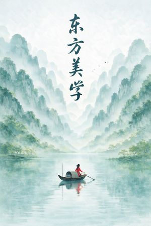 Spring Ink Landscape Poster