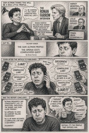 Satirical 4-Panel Comic