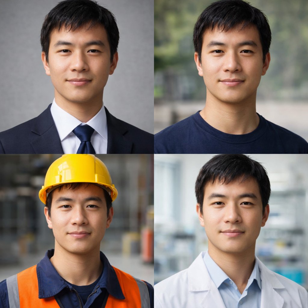 Professional Avatar Grid