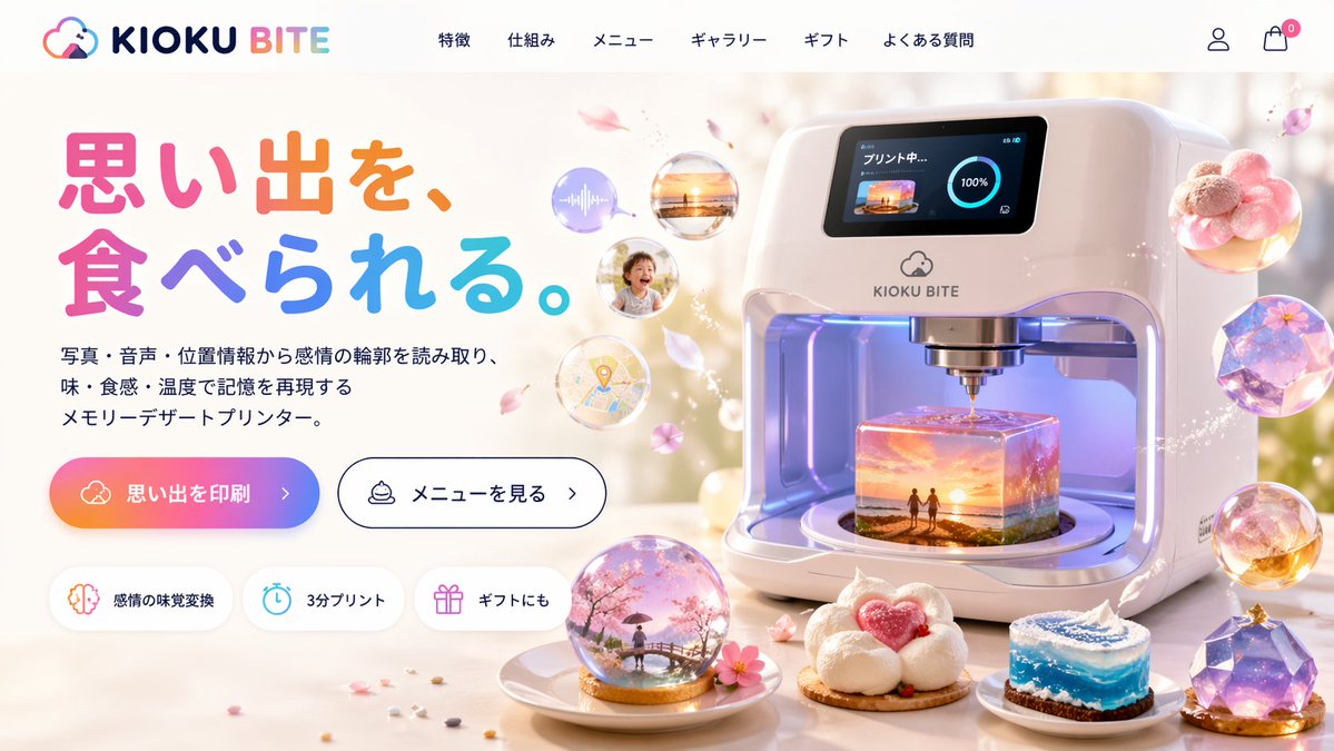 Futuristic Smart Mirror Website Mockup