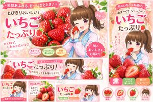Strawberry Promo Banner Set