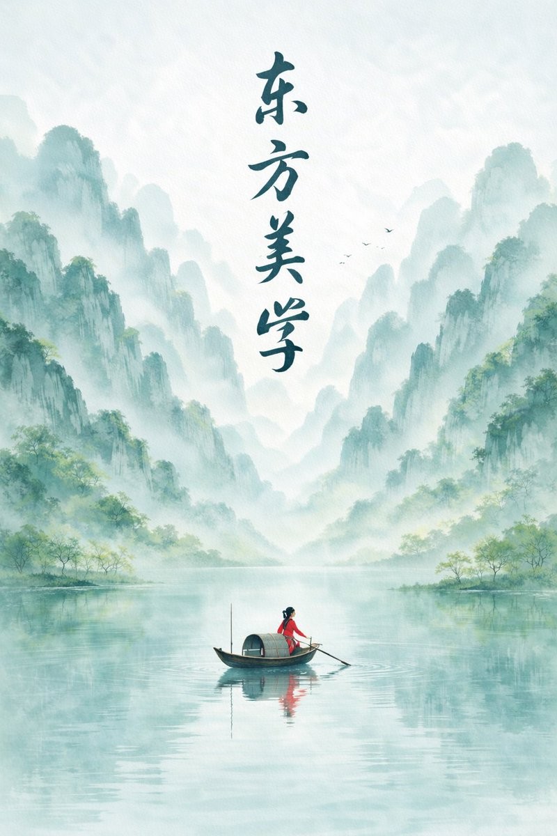 Spring Ink Landscape Poster