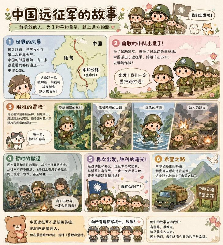 Cute Style Story of the Chinese Expeditionary Force