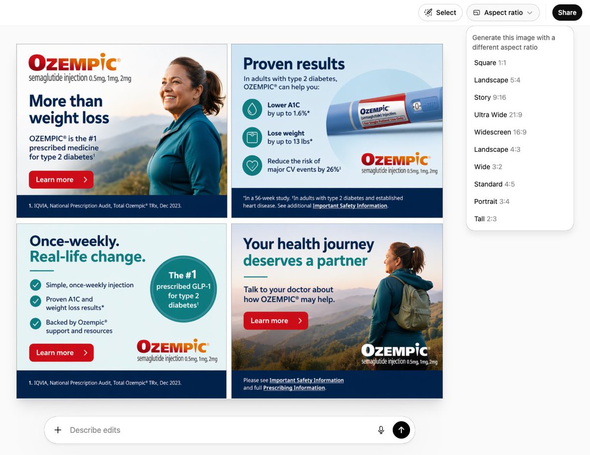 Four Frames Banner Ad