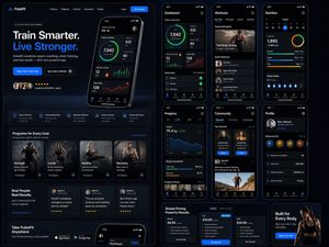 Fitness SaaS Landing Page