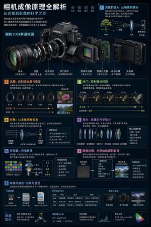 Camera Imaging Infographic