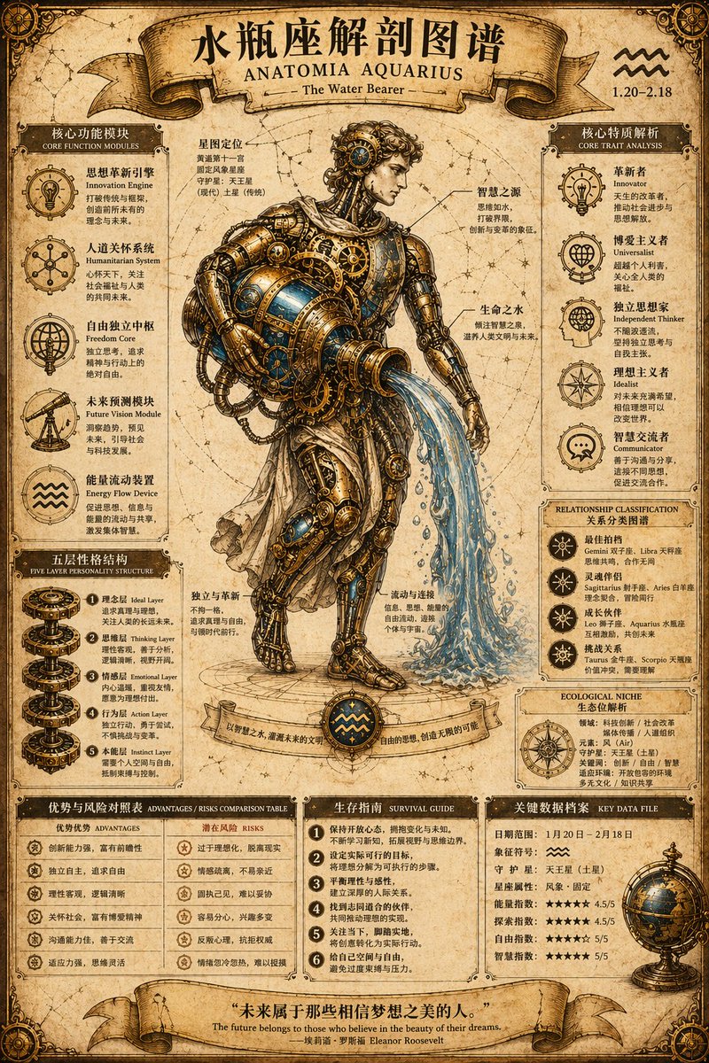 Steampunk Constellation Anatomy