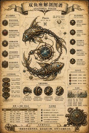 Steampunk Constellation Anatomy