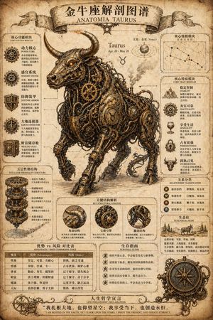 Steampunk Constellation Anatomy