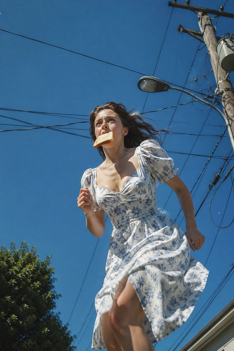 Running Woman Street Photo