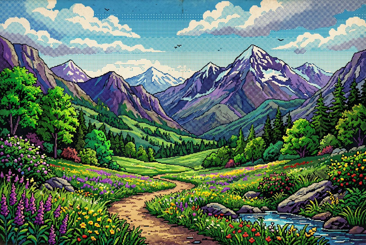 Retro Pixel Valley