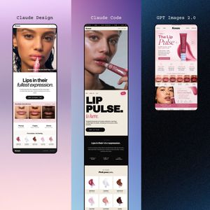 Three Beauty Landing Pages