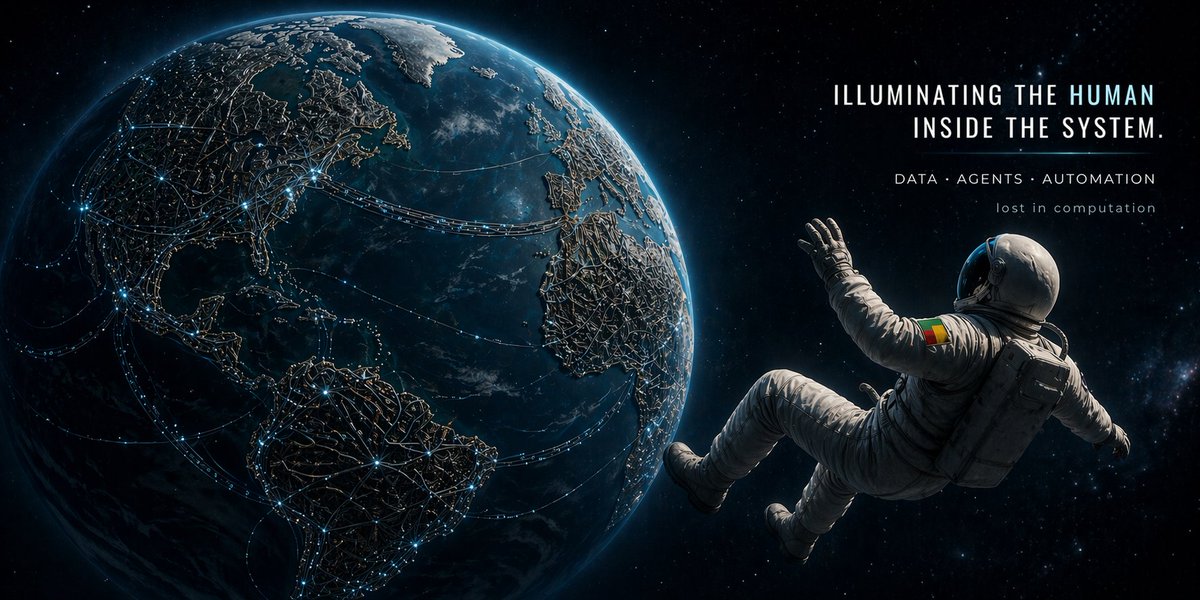 Astronaut and Living Earth