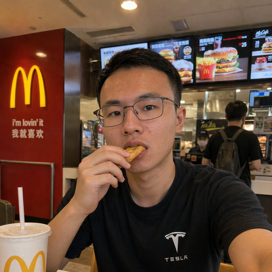 McDonald's Selfie Portrait