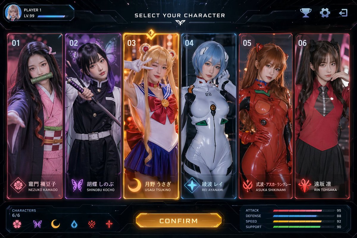 Fire Elemental Spirit Character Reference