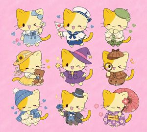 Chibi Kitten Outfit Variants
