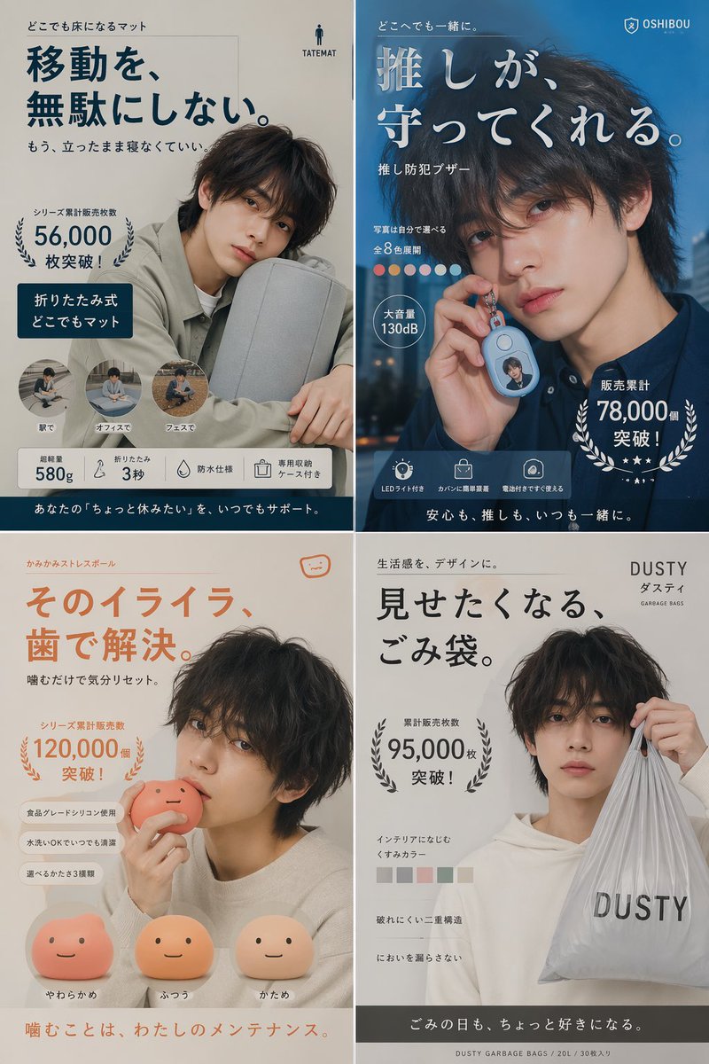 Japanese Guy Product Ad