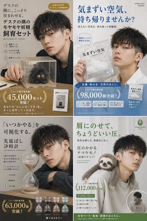 Japanese Guy Product Ad