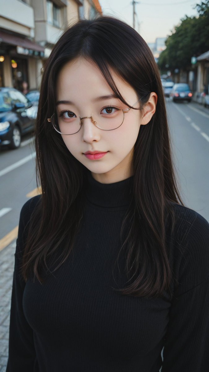 Twilight Street Portrait