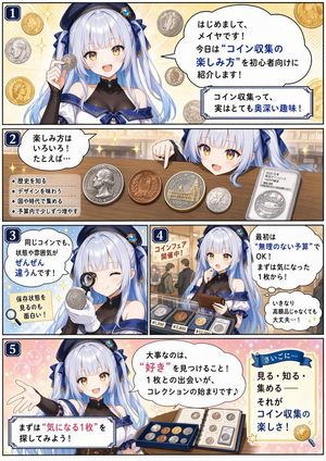 Beginner's Coin Collecting Manga