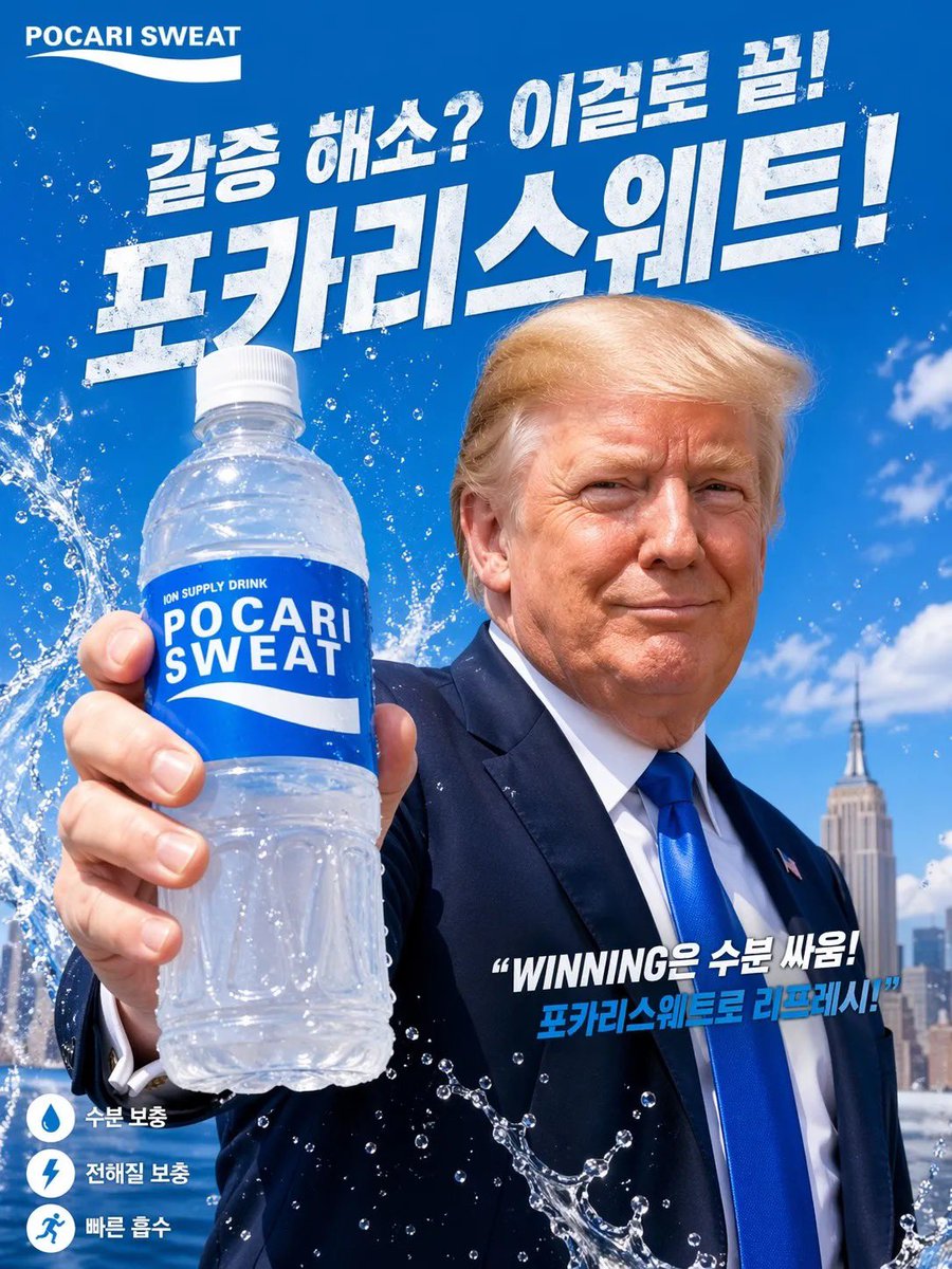 Korean Beverage Advertisement Poster