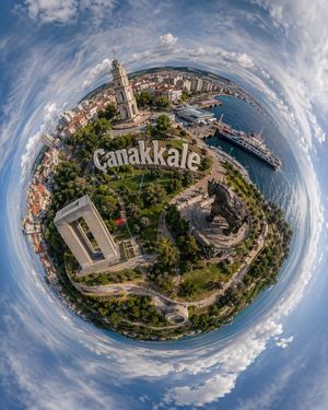 Aerial Perspective of Canakkale